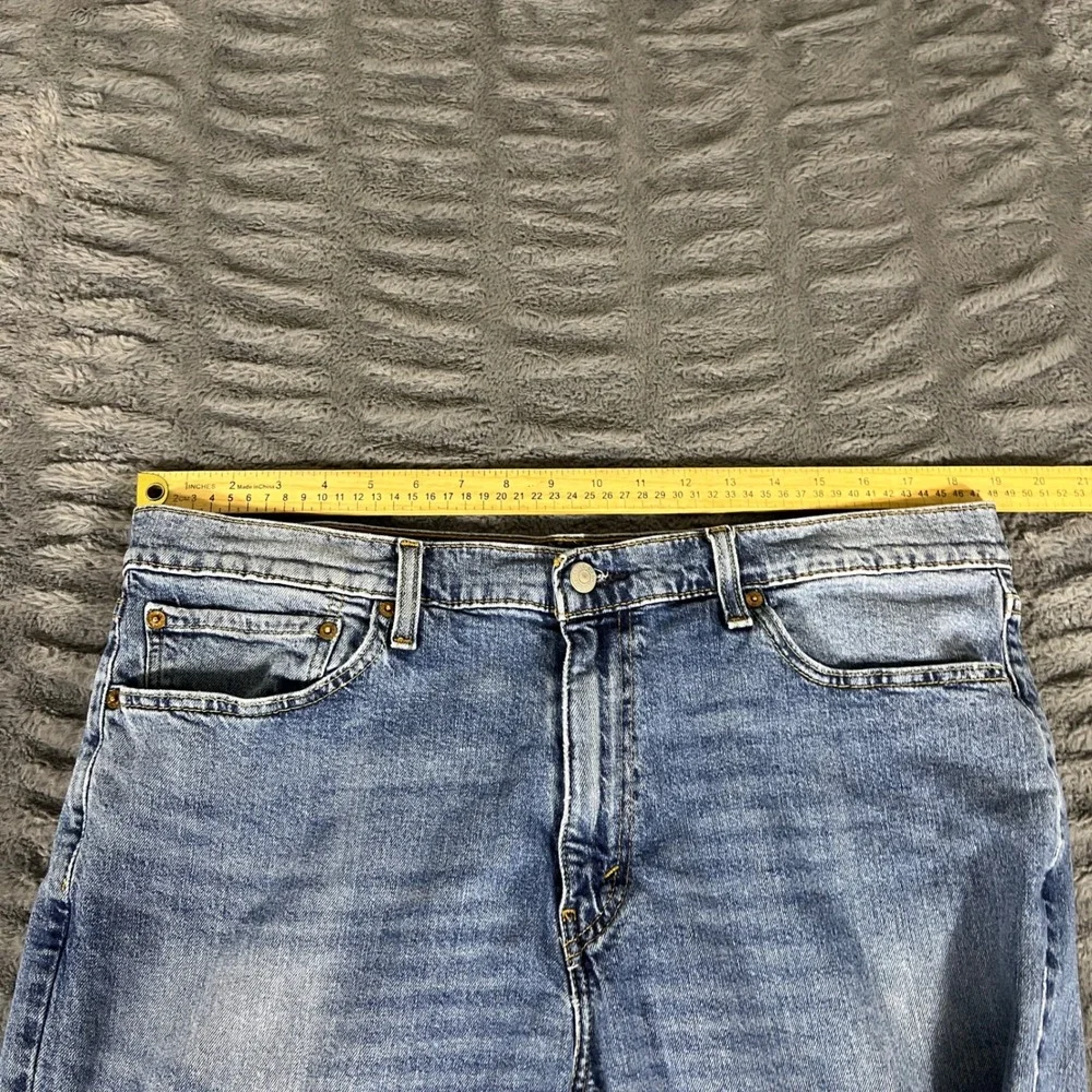 Levis 541 Athletic Taper Mens Jeans 38x34 Blue Medium Wash Stretch Denim AQ068‎